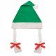 Bonnet de Noël à Tresses Vert