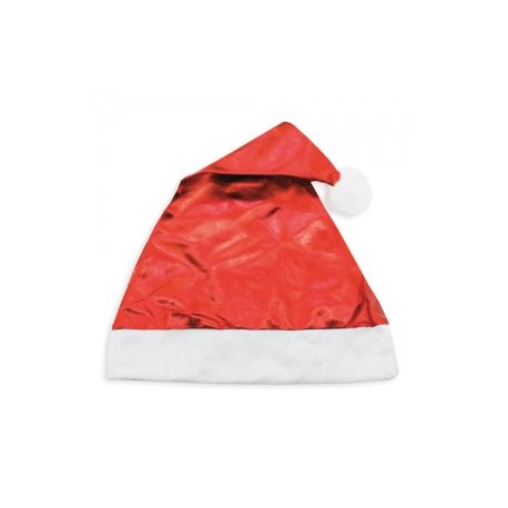 Bonnet de Noël Rouge Métallisé