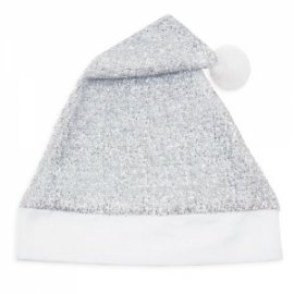 Bonnet de Noël Argenté Paillettes