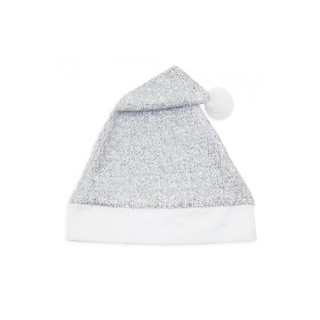 Bonnet de Noël Argenté Paillettes